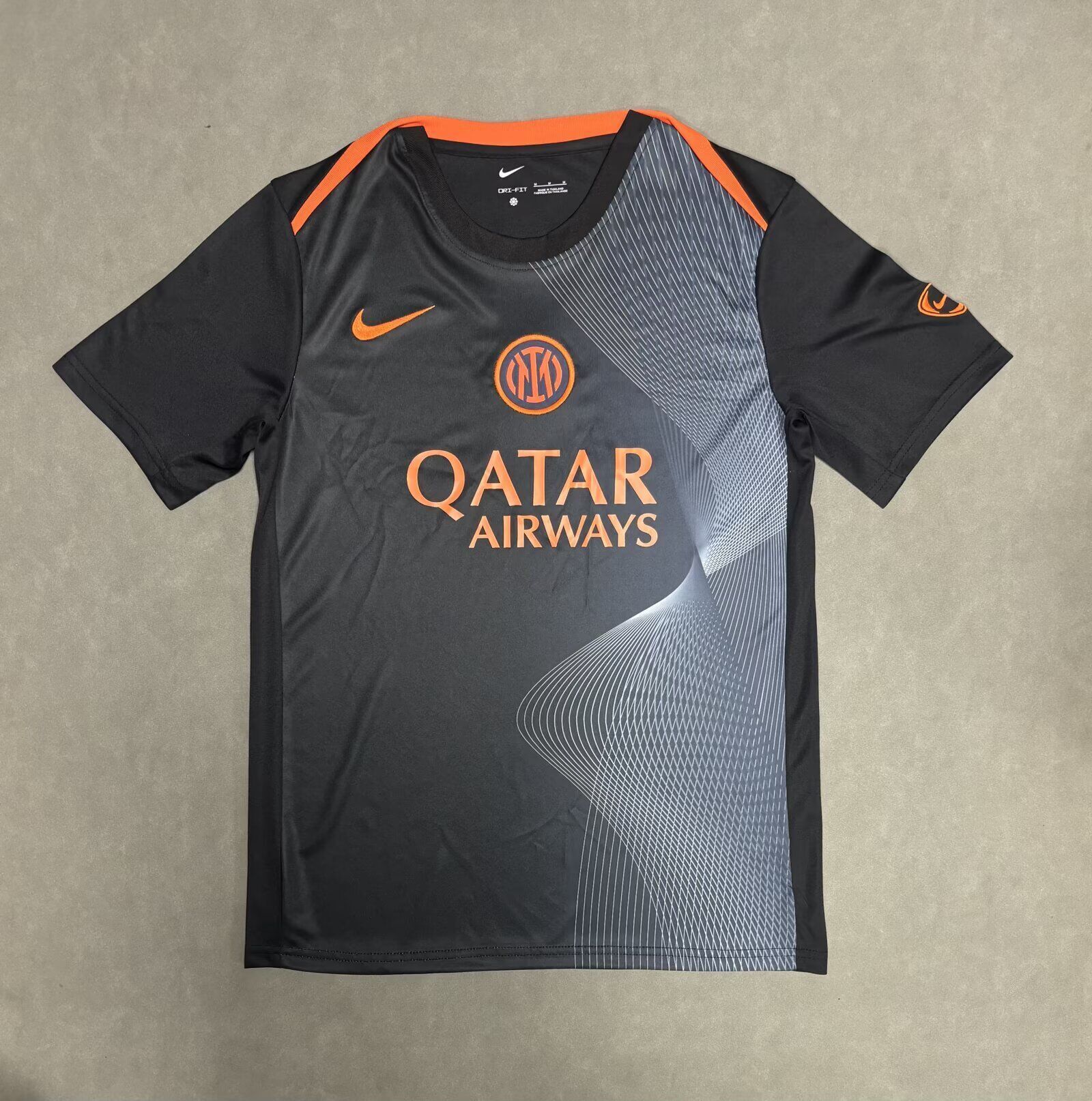 AAA Quality Inter Milan 25/26 Training Black/Orange Jersey